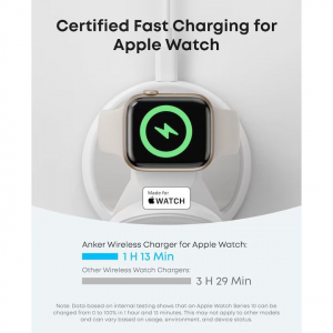 Anker MagGo 3 az 1-ben dokkol&oacute;&aacute;llv&aacute;ny vezet&eacute;k n&eacute;lk&uuml;li t&ouml;ltő feh&eacute;r (B25M4G21)