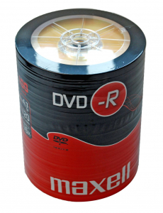 Maxell DVD-R 47 lemez zsugorf&oacute;li&aacute;s csomagol&aacute;sban 100db (275733)
