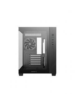 Deepcool CG330 3F t&aacute;p n&eacute;lk&uuml;li ablakos Micro-ATX h&aacute;z fekete (R-CG330-BKNGM3-G)