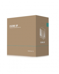 Deepcool CG380 3F t&aacute;p n&eacute;lk&uuml;li ablakos Micro-ATX h&aacute;z fekete (R-CG380-BKAGM3-G)