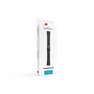 FIXED Titanium Strap Garmin QuickFit 26mm p&oacute;tsz&iacute;j fekete (FIXTST-QF26MM-BK)