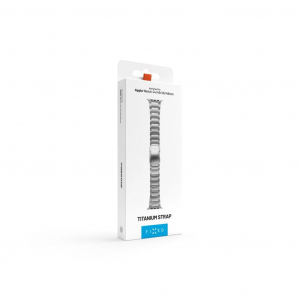 FIXED Titanium Strap Apple Watch 44/45/46/49mm p&oacute;tsz&iacute;j natural titanium (FIXTST-434-NT)