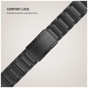 FIXED Titanium Strap Apple Watch 44/45/46/49mm p&oacute;tsz&iacute;j fekete (FIXTST-434-BK)