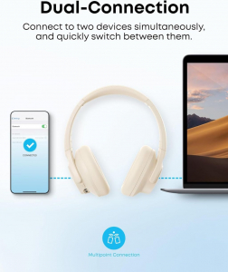 Anker Soundcore Q20i vezet&eacute;k n&eacute;lk&uuml;li fejhallgat&oacute; feh&eacute;r (A3004G21)