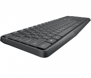 Logitech MK235 vezet&eacute;k n&eacute;lk&uuml;li billentyűzet + optikai eg&eacute;r sz&uuml;rke Grav&iacute;rozott HU (920-007935/7931)