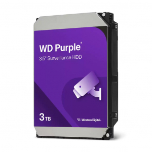 3TB WD 3.5" Purple Surveillance SATAIII winchester (WD34PURZ)