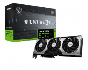 MSI GeForce RTX 5070 Ti 16G VENTUS 3X OC videok&aacute;rtya (G507T-16V3C) - Bontott term&eacute;k!