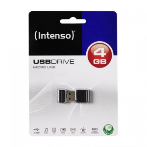 Pen Drive 4GB Intenso Micro Line USB 2.0 fekete (3500450)
