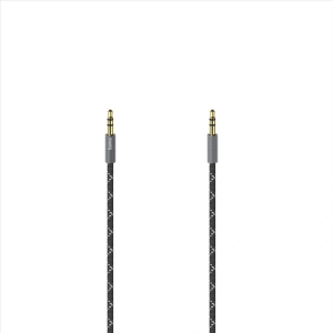 Hama 3.5 mm Jack &ouml;sszek&ouml;tő k&aacute;bel 0,75m fekete-sz&uuml;rke (00205129)