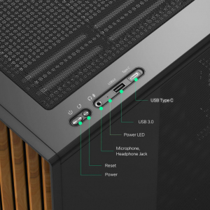 Zalman P10 NAMU BLACK t&aacute;p n&eacute;lk&uuml;li ablakos mATX h&aacute;z fekete