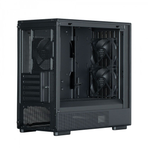Zalman P10 NAMU BLACK t&aacute;p n&eacute;lk&uuml;li ablakos mATX h&aacute;z fekete
