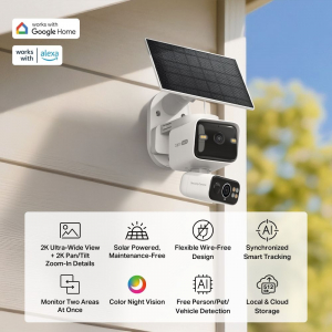 TP-Link TAPO C645D KIT napelemes dupla lencs&eacute;s biztons&aacute;gi kamerak&eacute;szlet