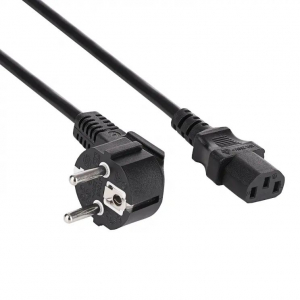 Akyga CEE 7/7 / IEC C13 t&aacute;pk&aacute;bel 1,5m (AK-PC-01S)