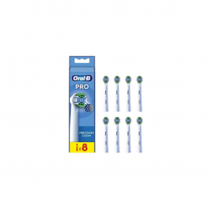 Oral-B EB20-8 Pro Precision Clean elektromos fogkefe p&oacute;tfej X-alak&uacute; s&ouml;rtesz&aacute;lakkal 8db (10PO010437)
