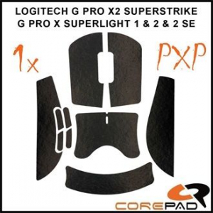 Corepad Logitech G PRO X SUPERLIGHT 1/2/2SE/X2 SS PXP Grips eg&eacute;rbevonat fekete (CGP2201)