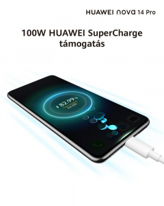 Huawei nova 14 Pro 12/512GB mobiltelefon fekete (51098LUR)