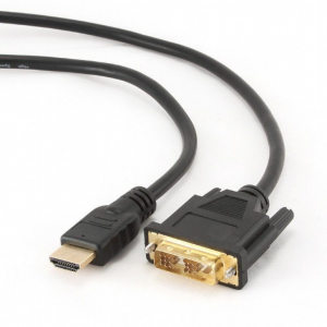 Gembird Cablexpert Adatk&aacute;bel HDMI-DVI 1,8 m aranyozott csatlakoz&oacute; (CC-HDMI-DVI-6)