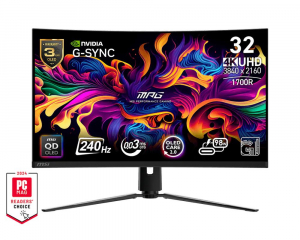 31.5" MSI MPG 321CURX QD-OLED &iacute;velt gaming monitor (9S6-3DD64T-001)