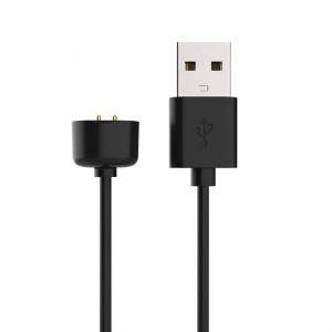 FIXED Xiaomi Mi Band/Smart Band 5/6/7 USB-A t&ouml;ltők&aacute;bel fekete (FIXDW-989)