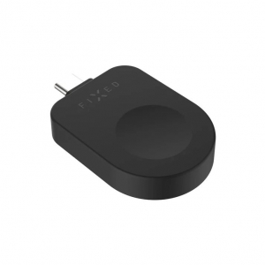 FIXED Apple Watch USB-C csatlakoz&oacute;s t&ouml;ltőadapter fekete (FIXDW-AWAP-BK)