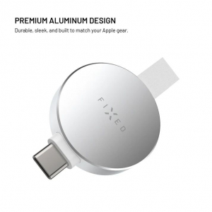 FIXED Orb 2 USB-C csatlakoz&oacute;r&oacute;l műk&ouml;dő Apple Watch t&ouml;ltő feh&eacute;r (FIXORB2-WH)