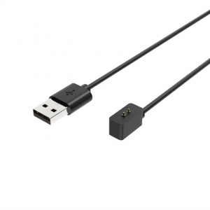 FIXED Xiaomi Mi Band/Smart Band 8/9/Pro/Active USB-A t&ouml;ltők&aacute;bel fekete (FIXDW-1176)