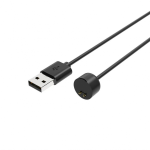 FIXED Xiaomi Mi Band/Smart Band 5/6/7 USB-A t&ouml;ltők&aacute;bel fekete (FIXDW-989)