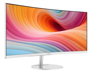 34" MSI PRO MP341CQW E12 &iacute;velt  monitor feh&eacute;r