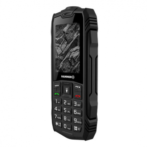 HAMMER Rock 2,4" Dual SIM csepp-, por- &eacute;s &uuml;t&eacute;s&aacute;ll&oacute; mobiltelefon - fekete - Bontott, kipr&oacute;b&aacute;lt term&eacute;k (TEL000776_BK01)
