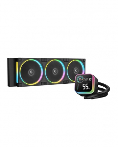 Deepcool LQ360 ULTRA ARGB univerz&aacute;lis CPU v&iacute;zhűt&eacute;s fekete (R-LQ360-BKASMC-G-1)