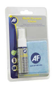 AF "Multi Screen-Clene" Tisztítófolyadék, érintőkijelzőhöz, mikroszálas kendővel, 25 ml (XMCA25MF)