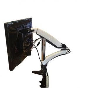 Harmantrade rugós karos 13"-27" monitor asztali állvány fekete-fehér (LRA15)