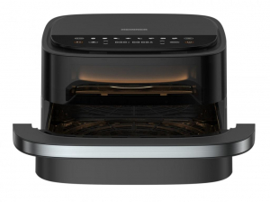 HEINNER 2in1 forr&oacute;levegős s&uuml;tő &eacute;s pizzas&uuml;tő 4L fekete (HPAF-B4DC22BK)