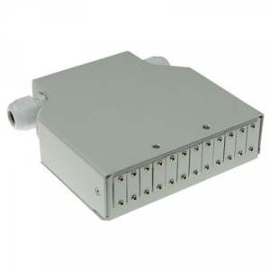 ACT DIN rail fiber optic terminal box unloaded 12 ports (FA2043)