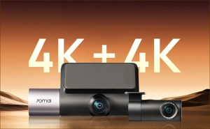 70mai Dash Cam 4K T800 Premium Set menetr&ouml;gz&iacute;tő kamera + h&aacute;ts&oacute; kamera szett  + 256 GB microSDXC U3
