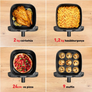 Tefal Easy Fry Mega 7,5 literes forr&oacute;levegős fritőz (EY855D10)