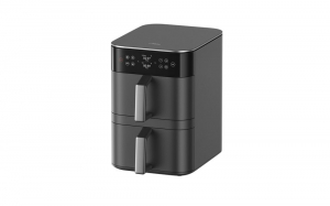 Xiaomi Smart Double Stack Air Fryer 12L forr&oacute;levegős s&uuml;tő fekete (BHR0883EU)
