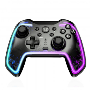 BlackBird Nintendo Switch/Lite/OLED/Android/IOS/PC vezet&eacute;k n&eacute;lk&uuml;li kontroller &aacute;ttetsző fekete (BH7040RG)