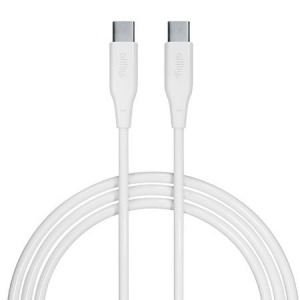 Allity AUC-02 USB-C - USB-C adat- &eacute;s t&ouml;ltők&aacute;bel 1m feh&eacute;r (GSM186395)