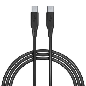 Allity AUC-02 USB-C - USB-C adat- &eacute;s t&ouml;ltők&aacute;bel 1m, 60W fekete (GSM186397)