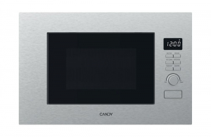 Candy Wave 600 Full Door be&eacute;p&iacute;thető mikrohull&aacute;m&uacute; s&uuml;tő rozsdamentes ac&eacute;l (CA38FL7NWBX)