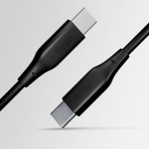 Allity AUC-02 USB-C - USB-C adat- &eacute;s t&ouml;ltők&aacute;bel 1m, 60W fekete (GSM186397)