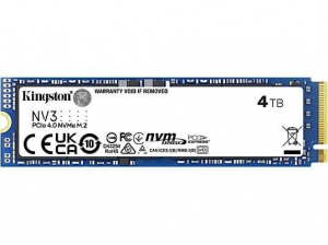 4TB Kingston SSD M.2 NVMe NV3 meghajtó (SNV3S/4000G)