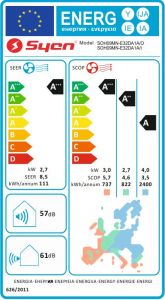 Syen Muse Next l&eacute;gkondicion&aacute;l&oacute; 2,7 kW beszerel&eacute;ssel, 3 m&eacute;ter cs&ouml;vez&eacute;sig (SOH09MN-E32DA1A)