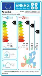 Gree Comfort Pro l&eacute;gkondicion&aacute;l&oacute; 2,7 kW beszerel&eacute;ssel, 3 m&eacute;ter cs&ouml;vez&eacute;sig (GWH09ACCXB-K6DNA1G)