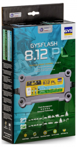 GYS FLASH 8.12 PL  Automatikus t&ouml;ltő, Műhely t&ouml;ltők&eacute;sz&uuml;l&eacute;k, Aut&oacute;s t&ouml;ltők&eacute;sz&uuml;l&eacute;k 12 V 1 A, 4 A, 8 A (069282)