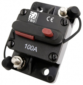 TRU COMPONENTS Automata biztos&iacute;t&eacute;k 100 A Fekete 1 db (TC-13596600)