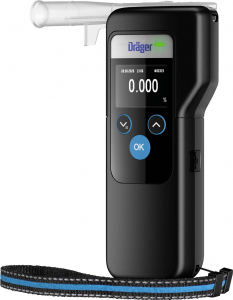 Dr&auml;ger F&uacute;v&oacute;ka Fekete 0.00 - 5.00 &permil; Kijelzővel (3706961)