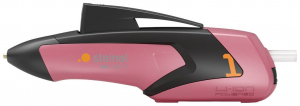 Steinel KLEBEPISTOLE MOBILEGLUE 1007-S ROSE Akkus ragaszt&oacute; stift T&ouml;ltővel, t&ouml;ltők&aacute;bellel, t&ouml;lt&eacute;si &aacute;llapot jelzővel, Eco-&uuml;zemm&oacute;d 7 mm 30 W 3.6 V 1 db (