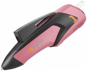 Steinel KLEBEPISTOLE MOBILEGLUE 1007-S ROSE Akkus ragaszt&oacute; stift T&ouml;ltővel, t&ouml;ltők&aacute;bellel, t&ouml;lt&eacute;si &aacute;llapot jelzővel, Eco-&uuml;zemm&oacute;d 7 mm 30 W 3.6 V 1 db (